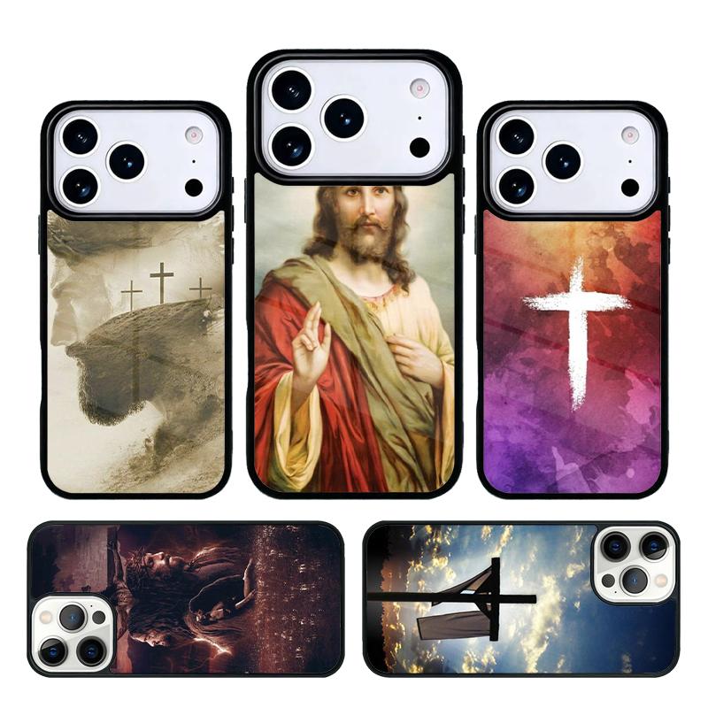 christian cross Phone Case Cover for IPhone 11 12 13 14 15 16e 17 Pro Max Coque for IPhone 17 Air