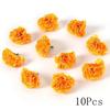 Autumn Orange Artificial Flowers Silk Fake Flowers for Home Room Decor Garden Wedding Decoration Bouquet Wreath Gift Accessories