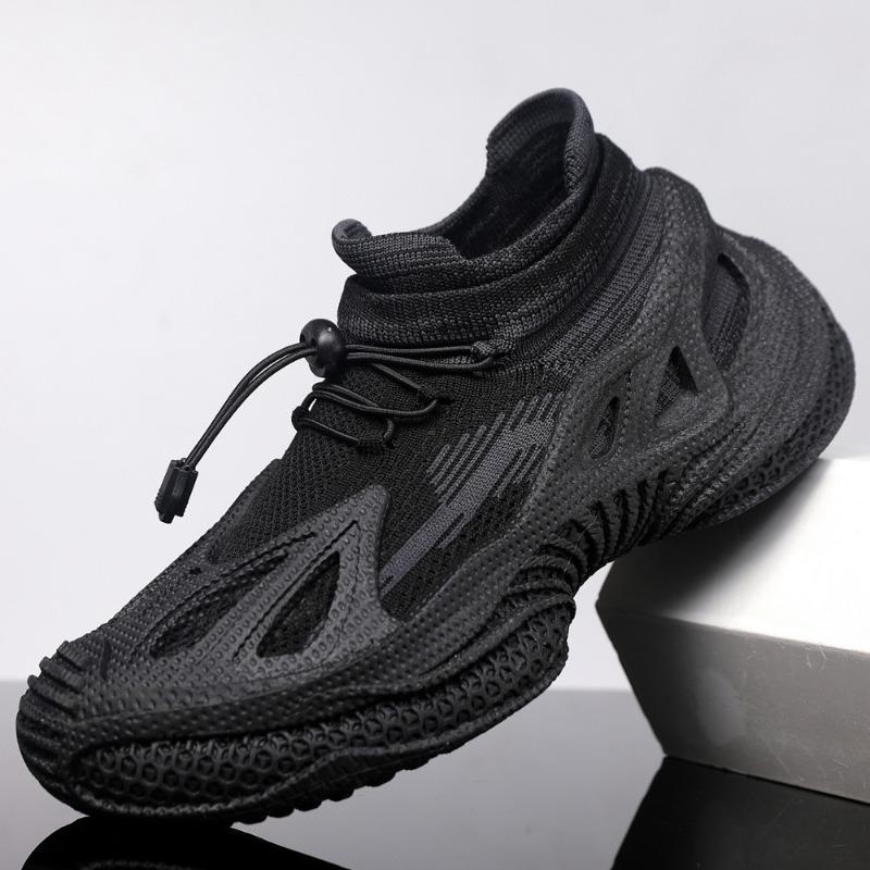 Men's Shoes Mesh New Summer Breathable Men's Trendy Casual Shoes Ultra-light Shock Absorption Running Sports Shoes Men's