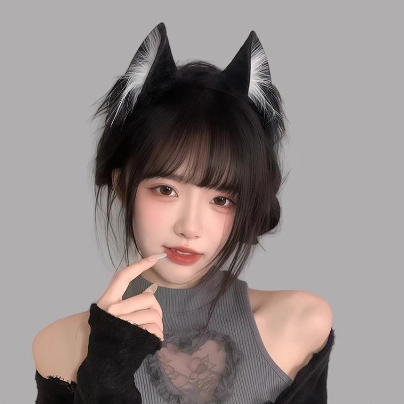 Fluffy Faux Fur Cat Ear Headband Soft Non-slip Hair Hoop Women Cosplay Party Daily Photo Shooting Kawaii Hair Accessories