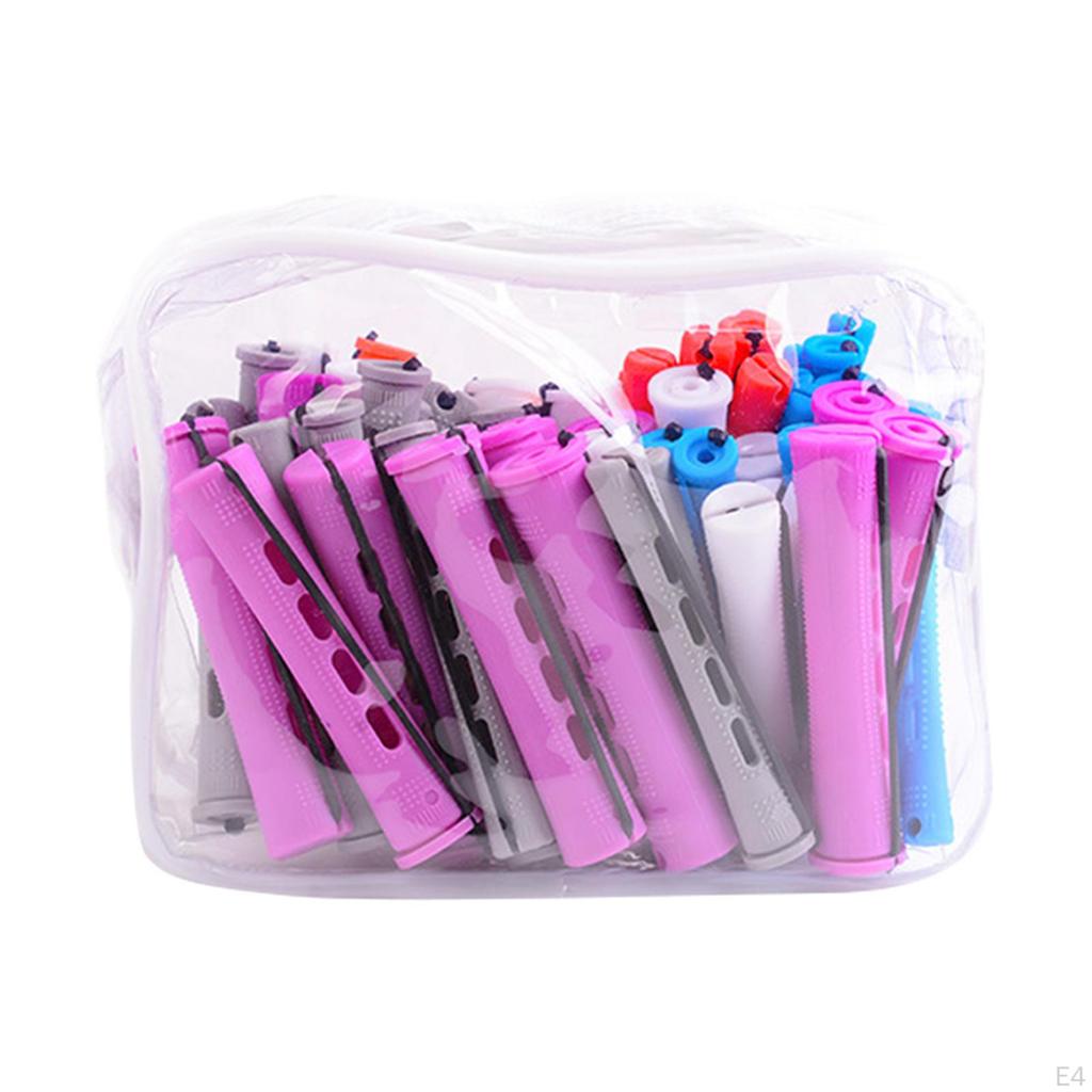 / Hair Straight /Non-Slip Elastic y Wavy Rod Perm Rods/ for Natural Hairdressing Styling