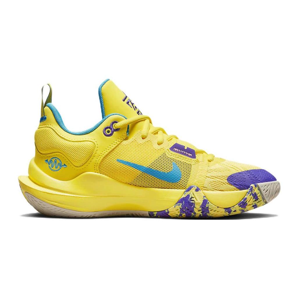 Nike Giannis Immortality 2 GS Yellow Strike Multi-Color Kids Sneakers Laser-Blue Tour-Yellow DQ1943-700