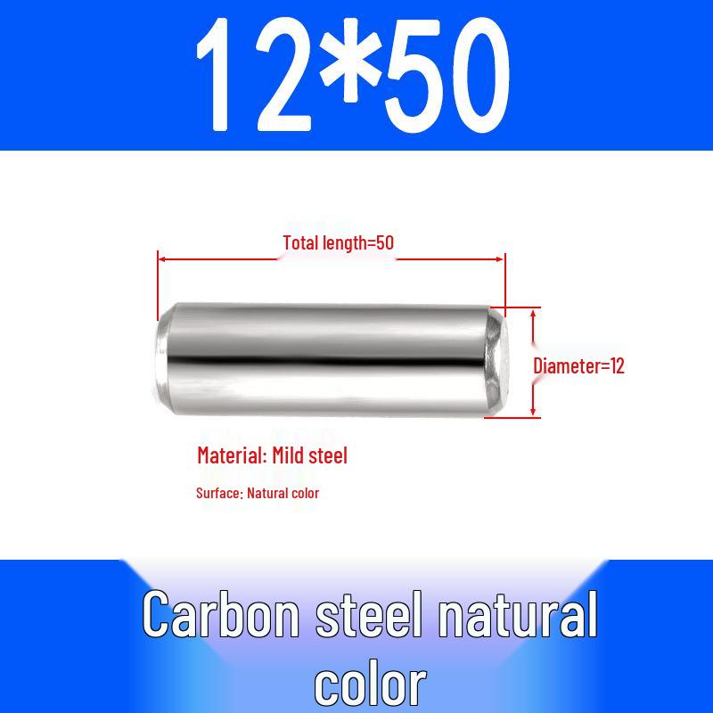 GB119 Iron Cylindrical Positioning Pin - Solid Pin Shaft M3M4M5M6M8M10M12