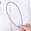 Korean Candy Color Wave Headband: Elegant, Thin Hair Accessory for Women - Perfect for Face Washing and Styling.