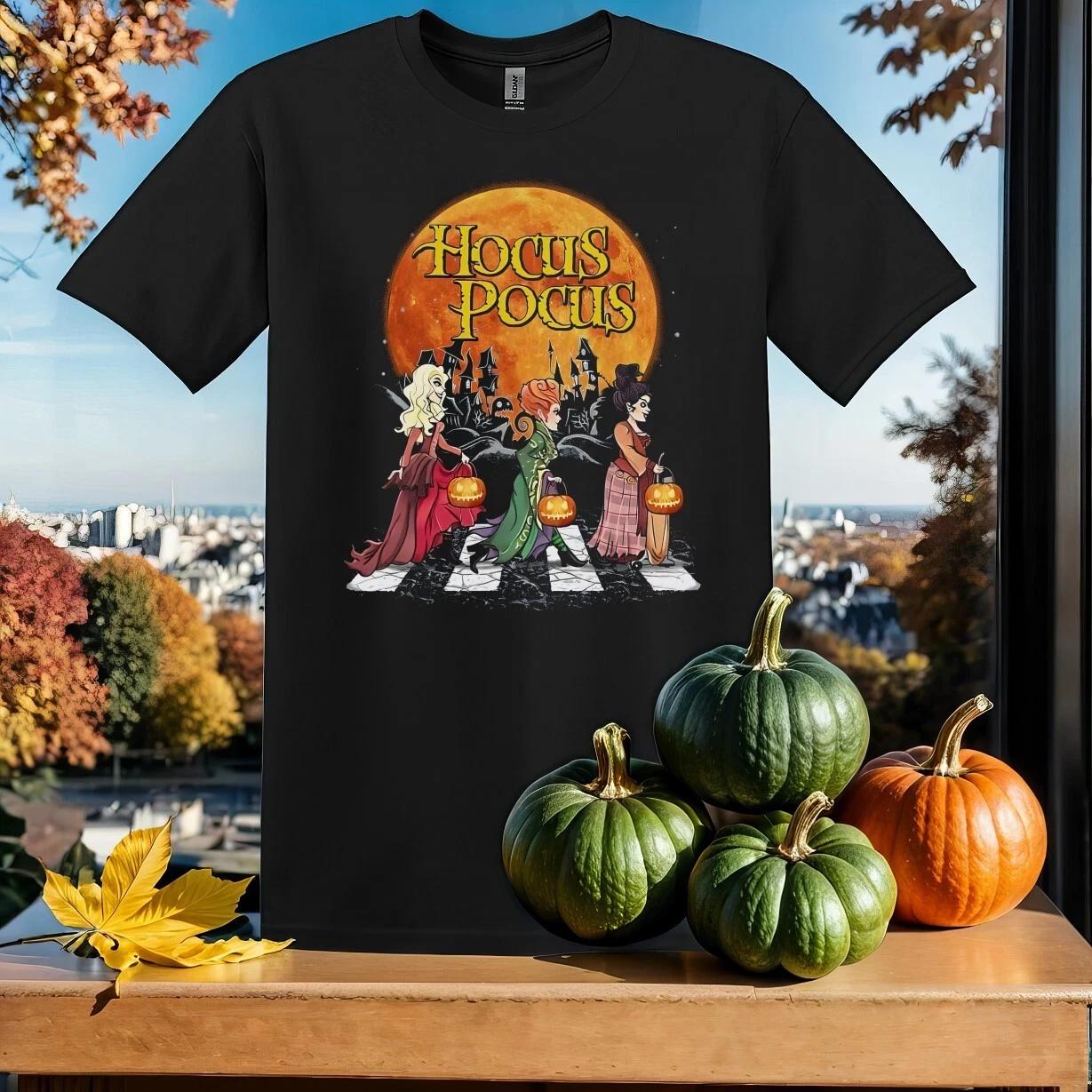 Футболка Hocus Pocus Сестры Сандерсон Футболка Мужская Женская Унисекс Футболка SY466 XL