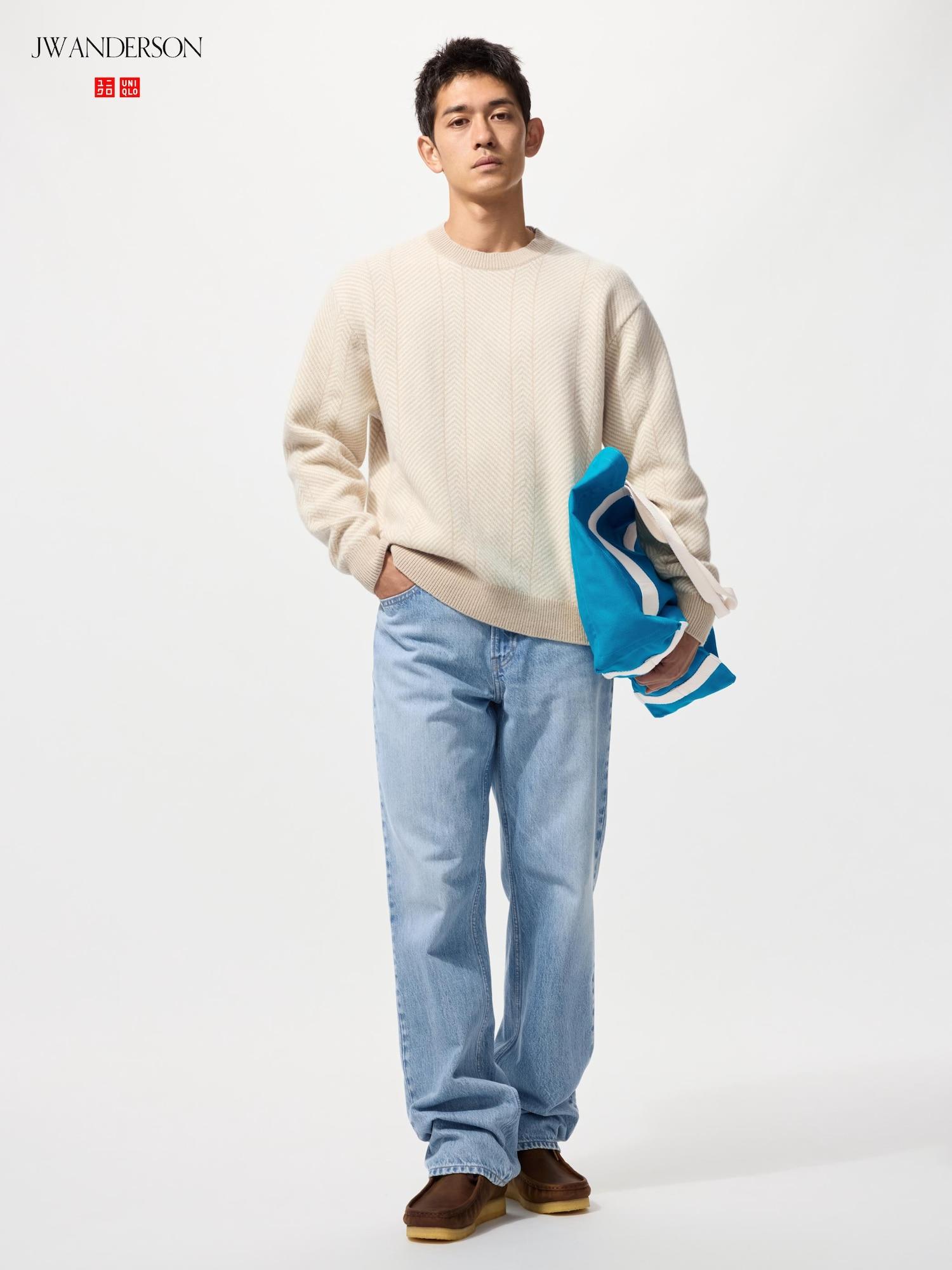 

Uniqlo Прямые джинсы удлиненные 63 BLUE/27