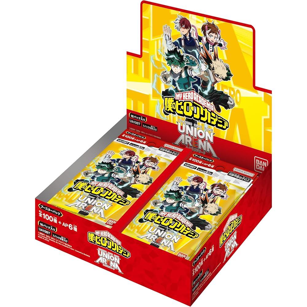 

Bandai Union Arena Booster Pack My Hero Academia UA10BT Box of 16 Packs