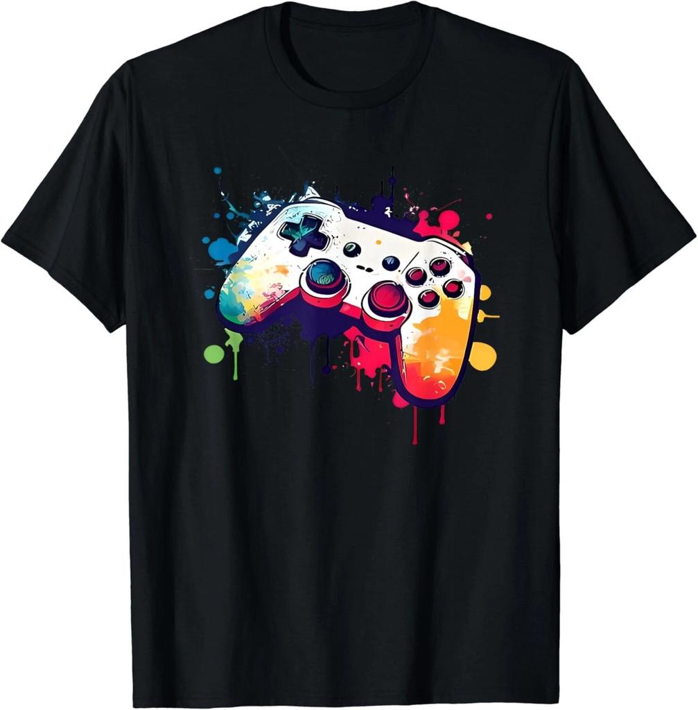 Kontrolliere Alles Videospiel-Controller Gamer Jungen Männer Geschenk Unisex T-Shirt