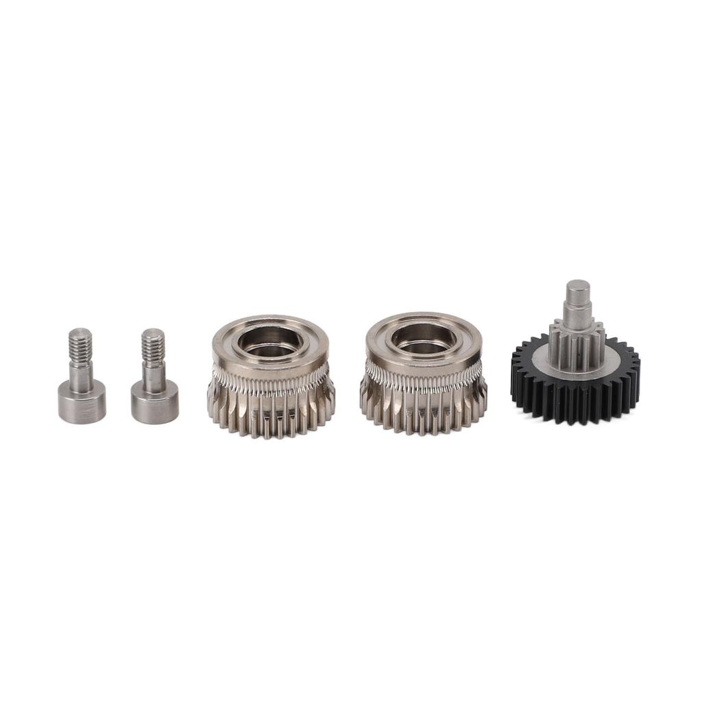 Extruderzahnrad Ni-beschichtet Gehärteter Stahl Vollmetall Filament-Antriebszahnrad für K1C K1 Maximaler 3D-Drucker Zubehör