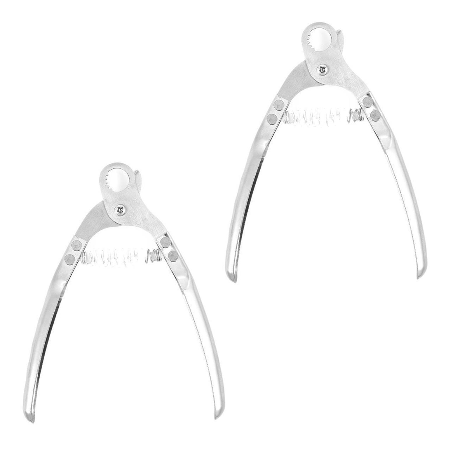 

Pack of 2 Stainless Steel Snail Tail Shears with Comfortable Grip for Seafood Preparation Ergonomic Handle Cutters