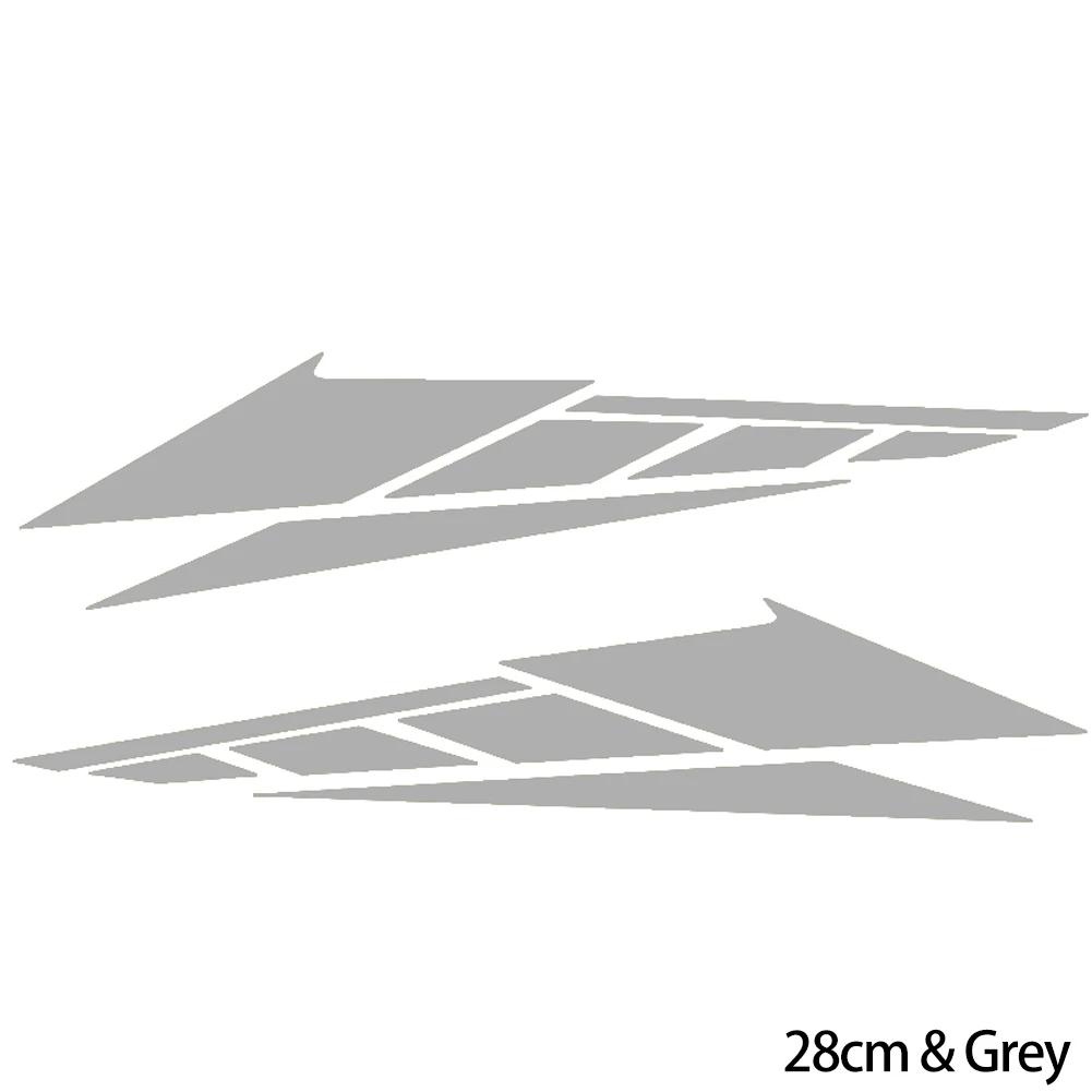 

2 шт. 20 см/28 см наклейки из ПВХ для мотоциклов светоотражающие наклейки аксессуары для украшения задней части скутера