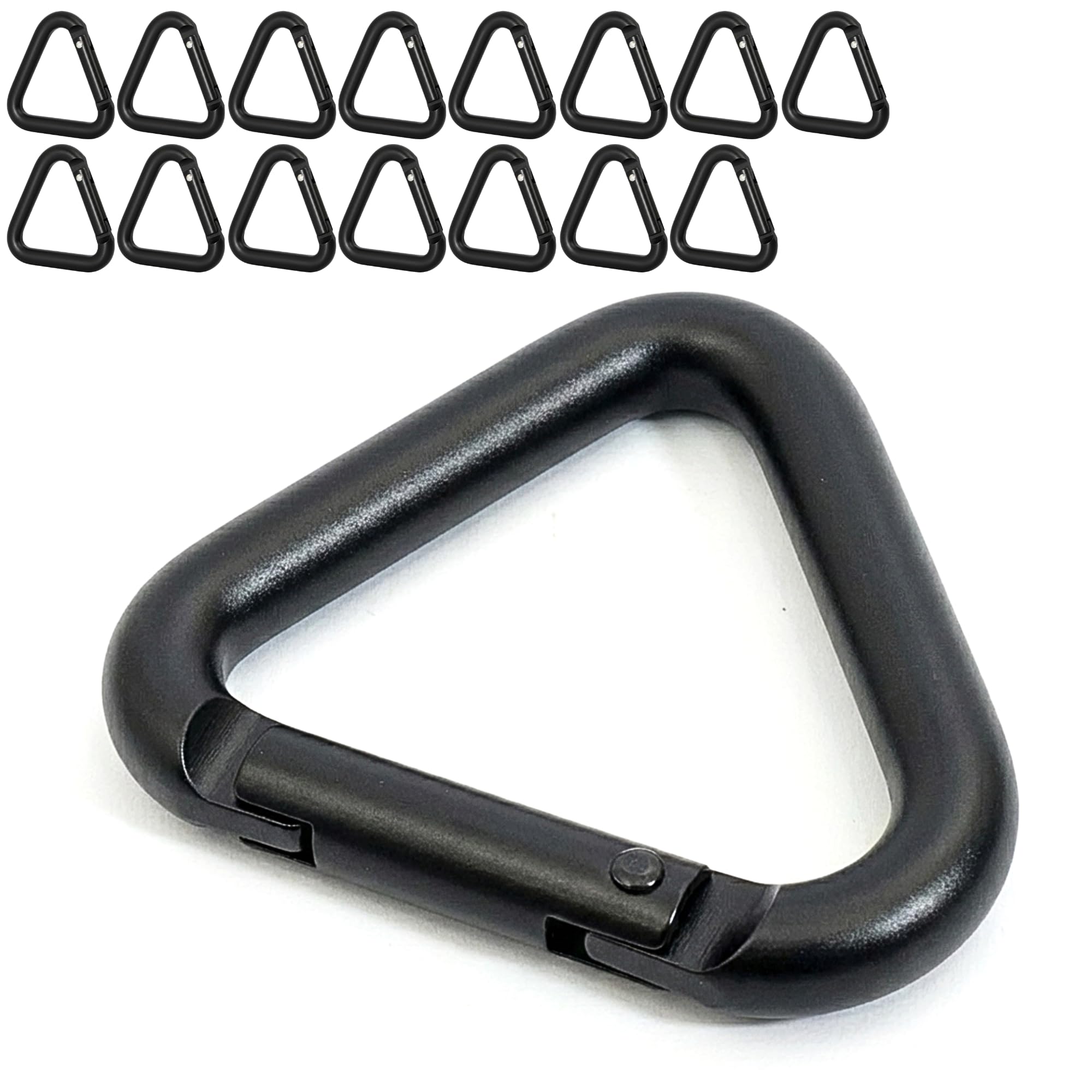 

Kobe Kagayaki 16 70kg Anodized for Tarps and Tents Black 16 [Triangular Carabiner, pieces] Approx. Strength, Aluminum, Finish, (Matte - pieces)