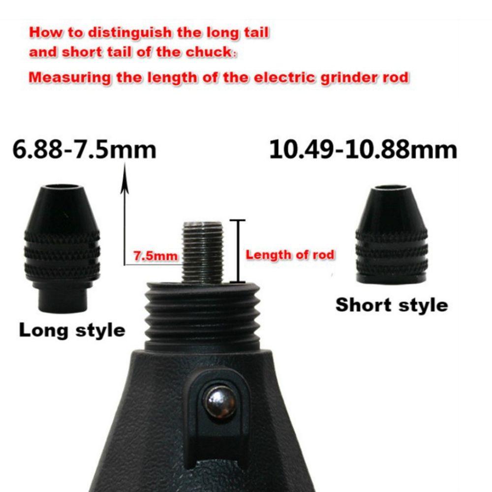 Shanks Rotary Tool Impact Driver Adaptor Drill Bit Tool Keyless Drill Chuck Drill Bit Collets