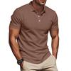 T-shirt estiva casual da uomo, polo slim da gentiluomo a maniche corte