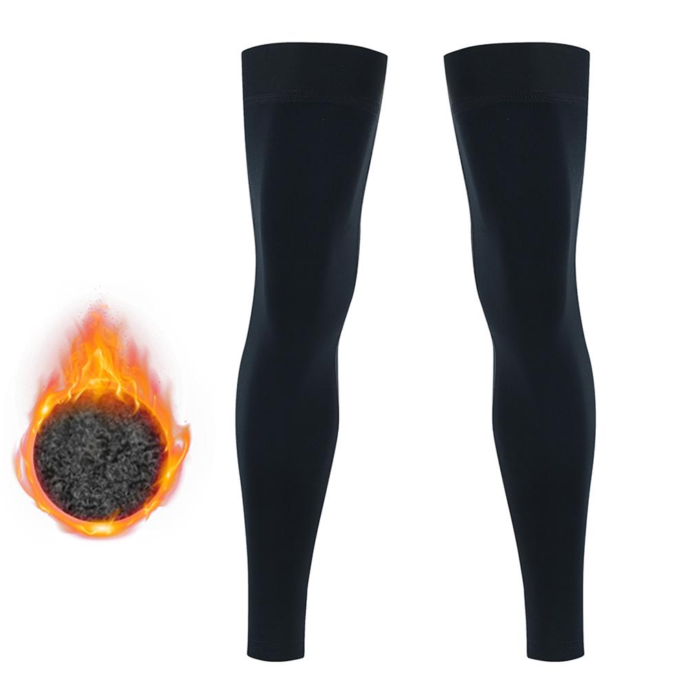 

HISERW Cycling Cycling Warm Winter Keep Warm Cycling Leg Warmers Outdoor Sports Running Thermal Fleece Non-Slip Bicycle Warmers Asian-M