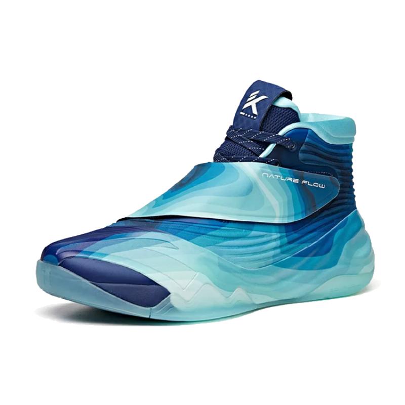 Anta KT6 KT 'Water Rhyme' Slip-Resistant Cushioning Wear-Resistant High-Top Performance Basketball Shoes Blue Sneakers 112041101-4