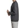 adidas Rundhals-Sweatshirt mit 3-Streifen Herren Oberteilemeliert-Grau EI8995