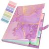 Corslet Expanding File Folder, Aesthetic Folders for School, Accordion File Organizer, Aesthetic Folder with Labels,5 Po