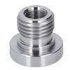 Holzbearbeitungs-Drehbank-Spindelkopf-Spindeladapter Edelstahl 8TPI Außengewinde 33mmx8TPI Innengewinde 20mmx8TPI Drehbank-Spindeladapter