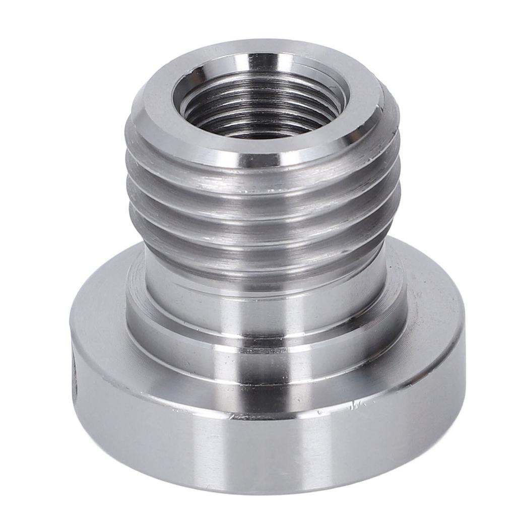 Holzbearbeitungs-Drehbank-Spindelkopf-Spindeladapter Edelstahl 8TPI Außengewinde 33mmx8TPI Innengewinde 20mmx8TPI Drehbank-Spindeladapter