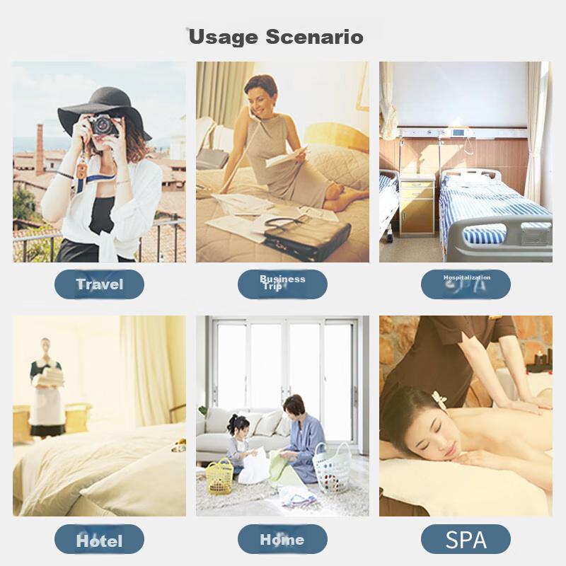 Banzheni Disposable Three-Piece Set: Bed Sheet, Travel Hotel Protective Cover, Pillowcase, Sleeping Bag, Train Single/double Bedding for Large Beds