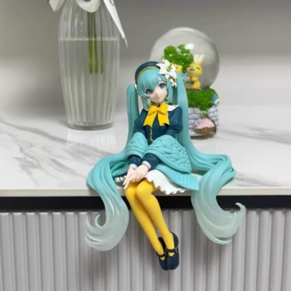 Model Toy New Animation Anime Beautiful Girl Hatsune Miku Flower Fairy Hatsune Miku Noodle Stopper Cute Handmade PVC Decorations