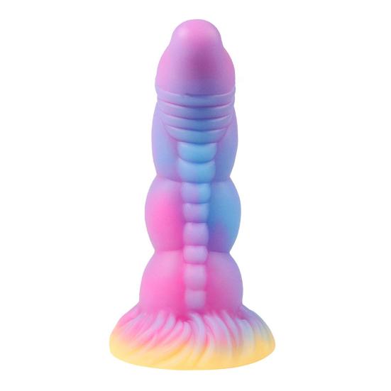 Glow-in-the-Dark Masturbator Silicone Dildo with Ergonomic Curve Body-Safe Realistic Sex Toy for Women Waterproof Quiet Discreet Adult Massager for