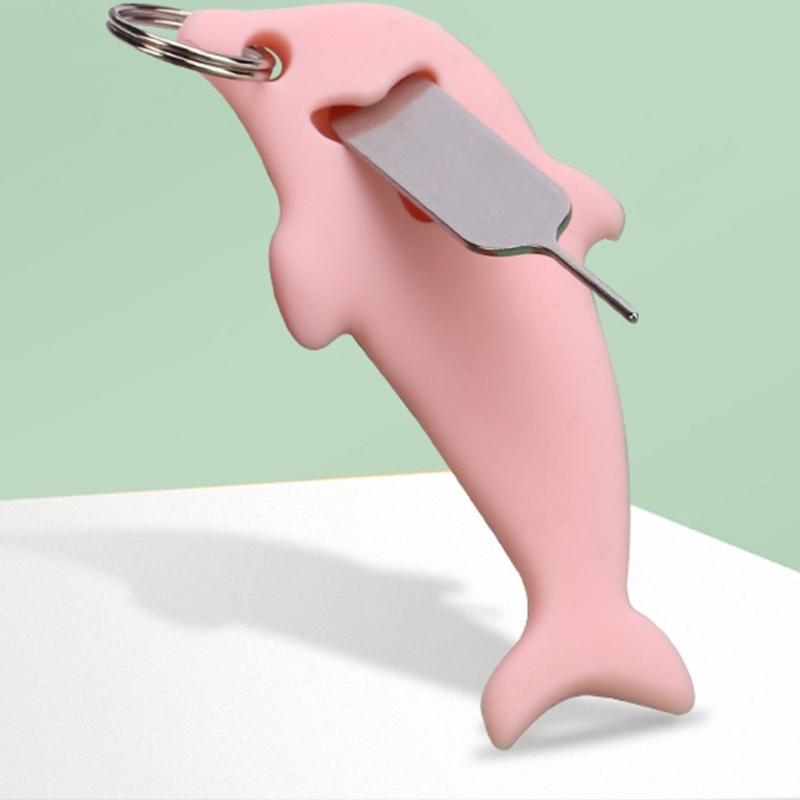 Phone Card Tray Pin Eject Removal Tool Needle Opener Ejector with Silicone Protector Case Card Storage