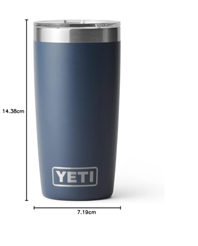 Yeti Rambler 10oz Tumbler, Stainless Steel, Vacuum Insulated, with MagSlider Lid (Navy)