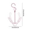 3PCS/1PC Hanging Shoe Hook Balcony Drying Shoe Rack Dormitory Balcony Hanging Shoe Rack Plastic Storage Rack