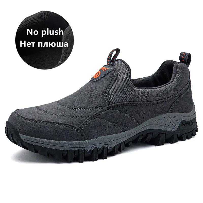 Mocasini de bărbați Pantofi sport de toamnă Pantofi de exterior peste picior pentru drumeții Antiderapanți Casual Sport Pantofi de alergare Zapato Para Hombre