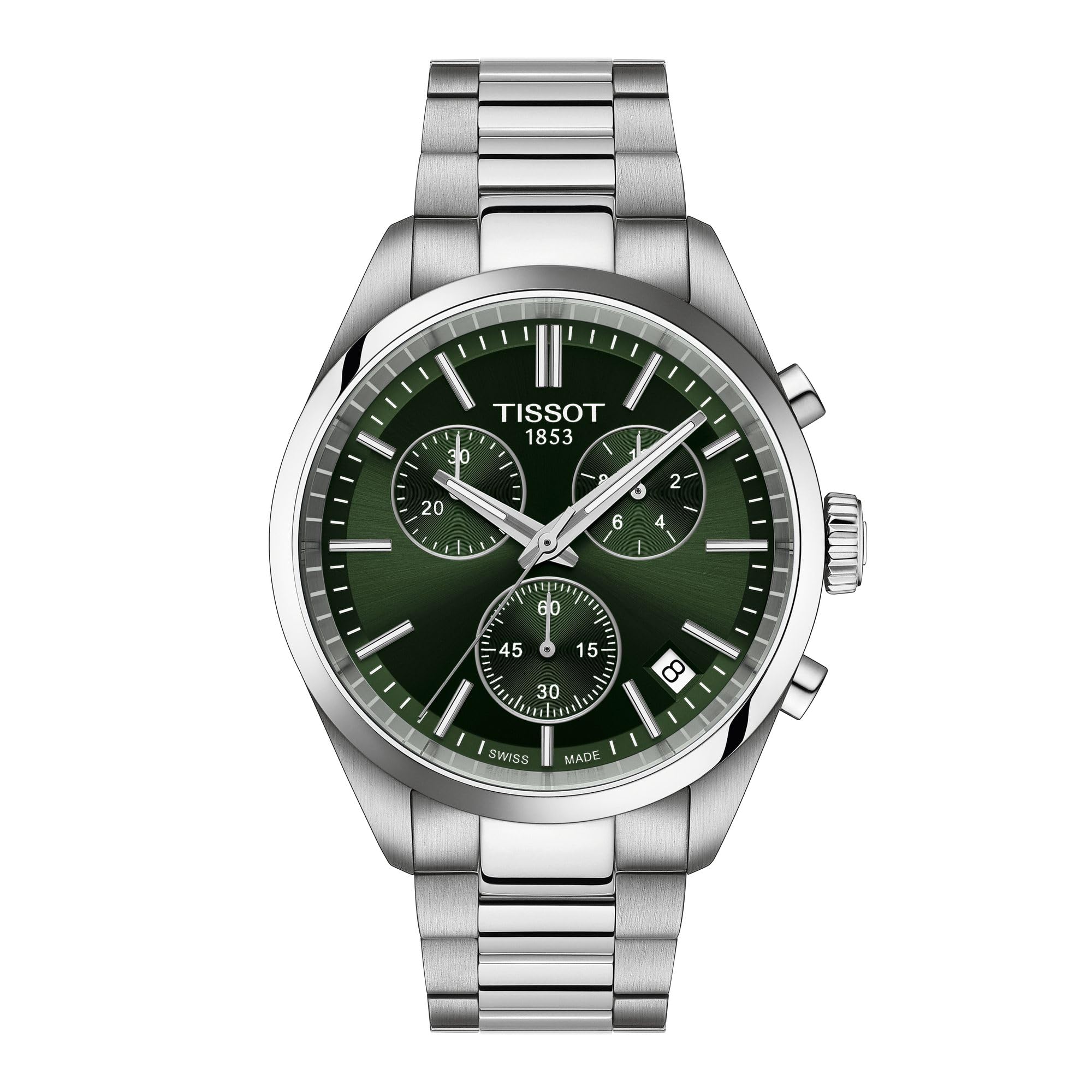 

Tissot PR 100 Chronograph T1504171109100 Men s Watch with Green Dial