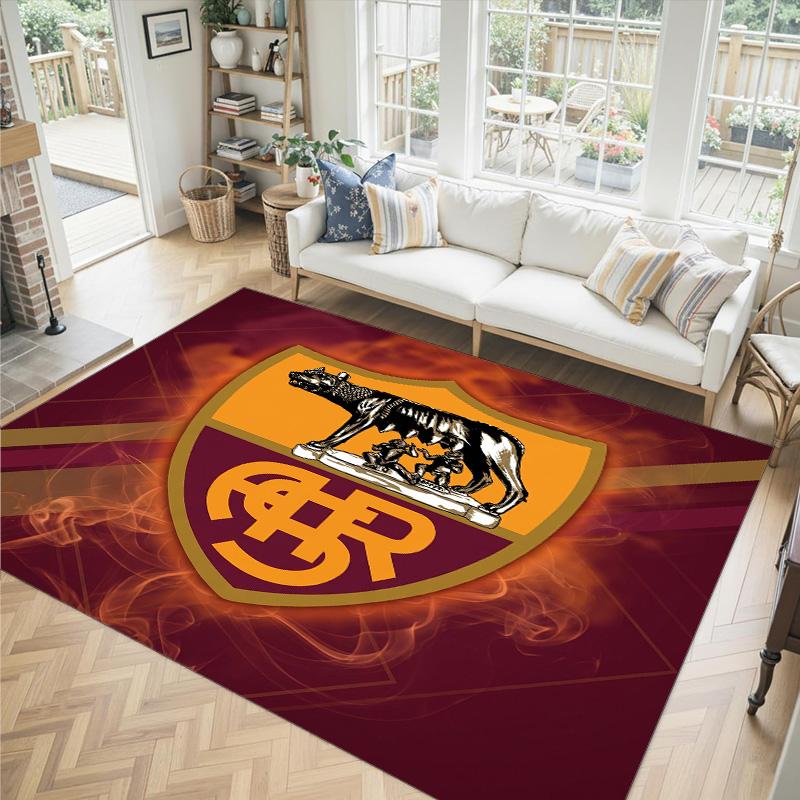 AS Roma Design Crystal Velvet Carpet Cozy Non?Slip Printed Rug For Bedroom Living Room Entrance