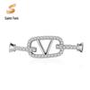 Pearl DIY Luxury V-Shaped S925 Sterling Silver Necklace Bracelet Clasp End Cap Accessories