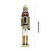 23.62In Stylish Nutcrackers Soldier Wood Christmas Nutcrackers Soldier Ornament for Holiday Party and Homes Display