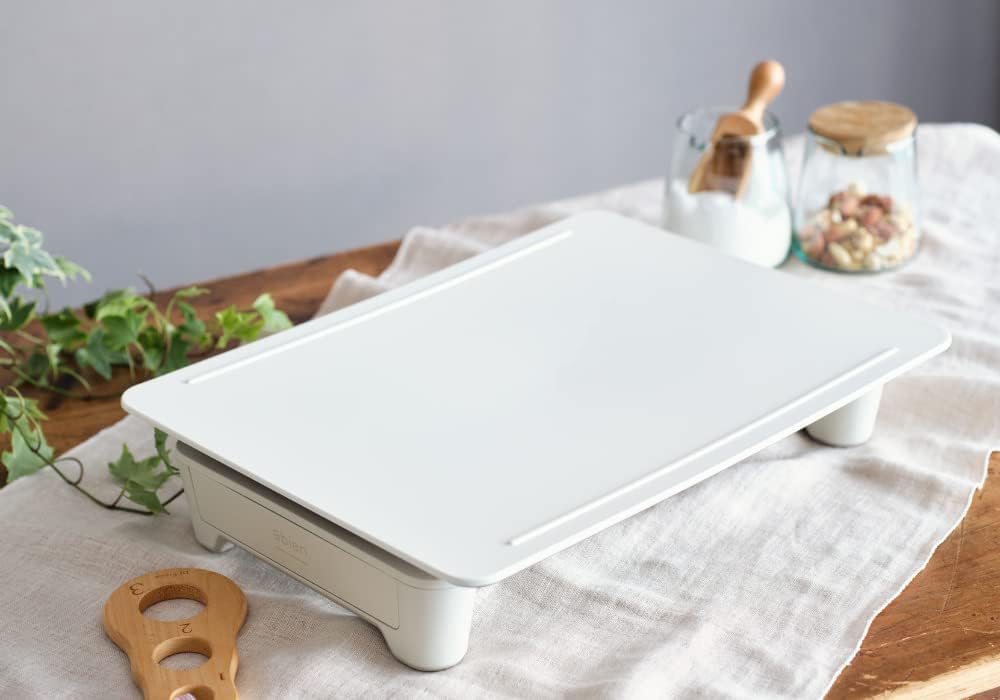 Abien Magic Grill Hot Plate Easy To No Oil Smoke 2 Year Extended Abien MAGIC GRILL White Plate, Smoke-resistant Yakiniku, Removal, Clean, Compact,