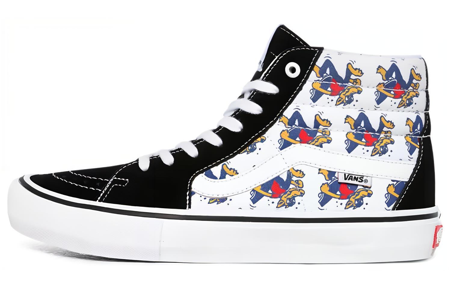 Vans Skate Wolf SK8 Hi Pro Черно-белый VN0A45JD11Z 37