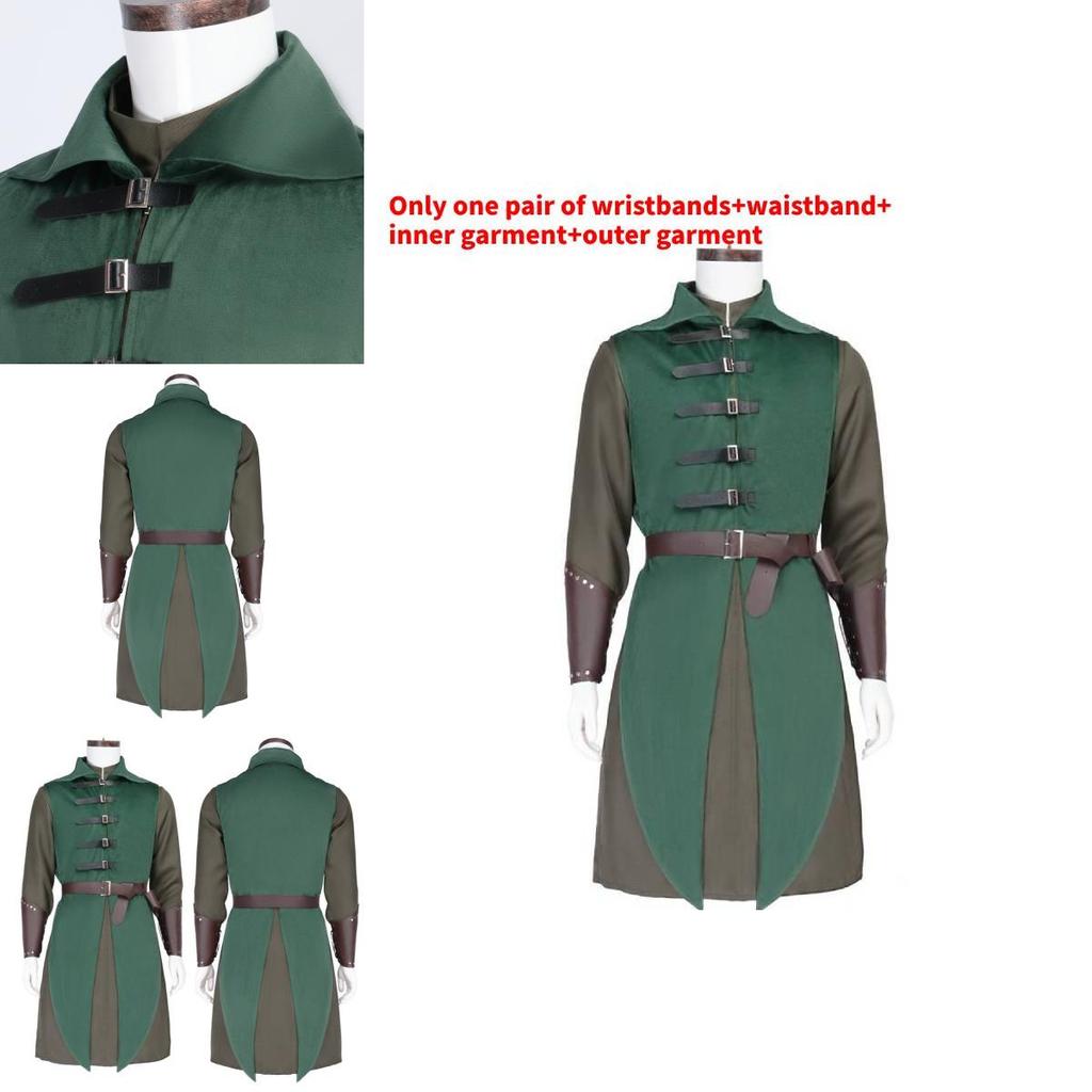 Der Herr der Ringe Cosplay Kostüm für Herren aus Polyesterstoff für Halloween und Renaissance-Veranstaltungen
