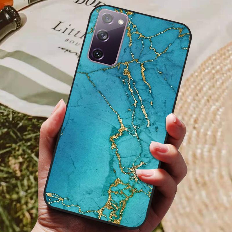 For Samsung Galaxy S20 FE S20FE Case Fashion Silicone Cover For Samsung S20 Fan Edition S20 Lite S 20 FE Phone Case Black Bumper