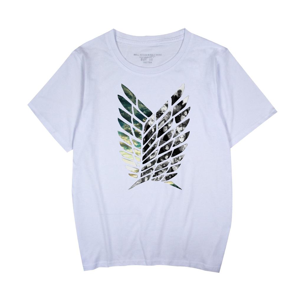 Suncomics ATTACK ON TITAN the Giant Summer Anime Casual Couple Cotton Short Sleeves