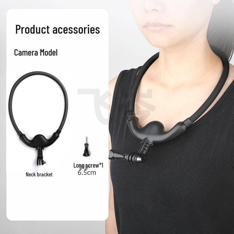 Neck and Chest-Mounted Shooting Stand for First-Person View and Fishing Photography