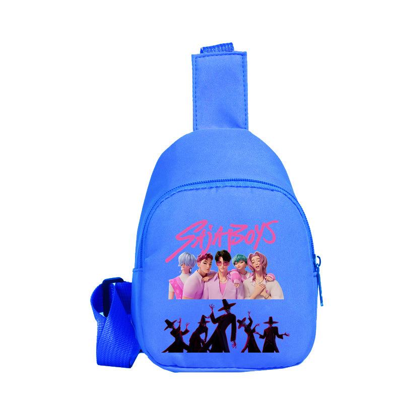 Casual Children'S Breast Bag Animation Cartoon Printing Fashion Boys And Girls Crossbody Bag Change Small Backpack