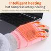 USB Rechargeable Heating Gloves with Adjustable Temperature In Three Levels, Suitable for Office/outdoor Portable Use