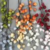 Long Branches Artificial Lantern Flower Real Touch Lifelike Simulation Flower Branch Decorative Lantern Flower Branch