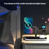 15W 4 In 1 Magnetic Wireless Charger Stand With Lamp For iPhone 14 13 12 Pro Max Apple Watch 7 For Airpods Pro Induction Fast Charging Station