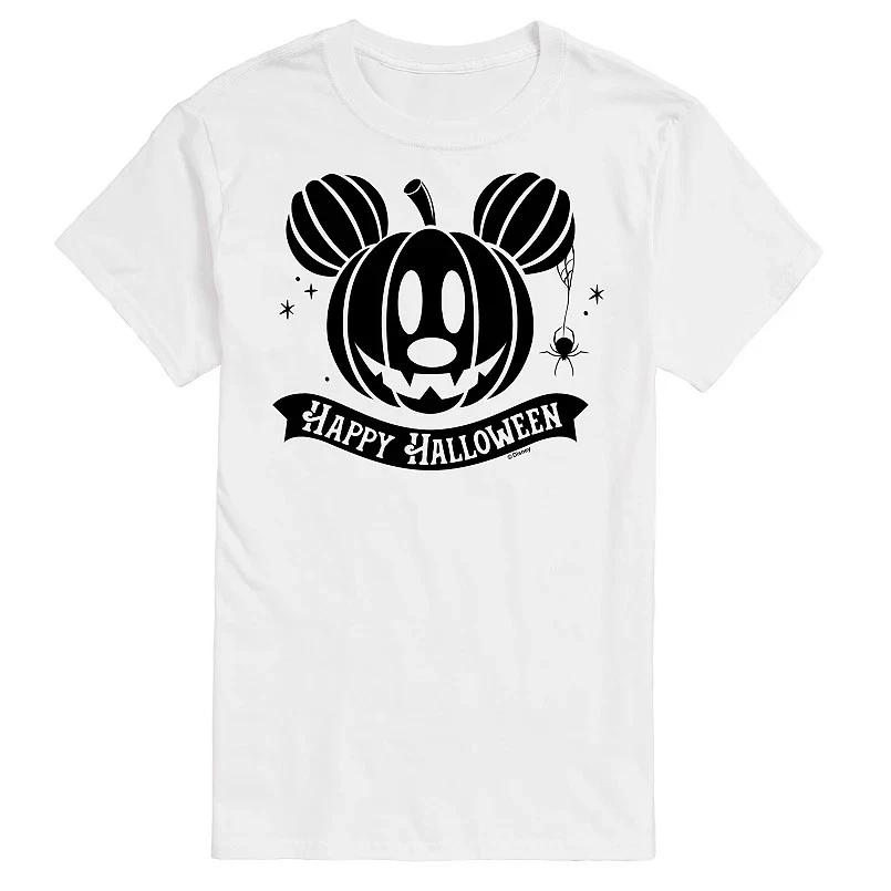 S Mickey And Minnie Mouse Scared Shadows Black TShirt S