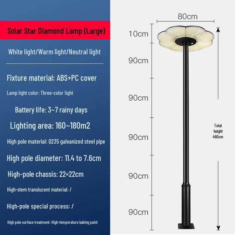 Xin Shan Integrated Solar High Pole Street & Landscape Light