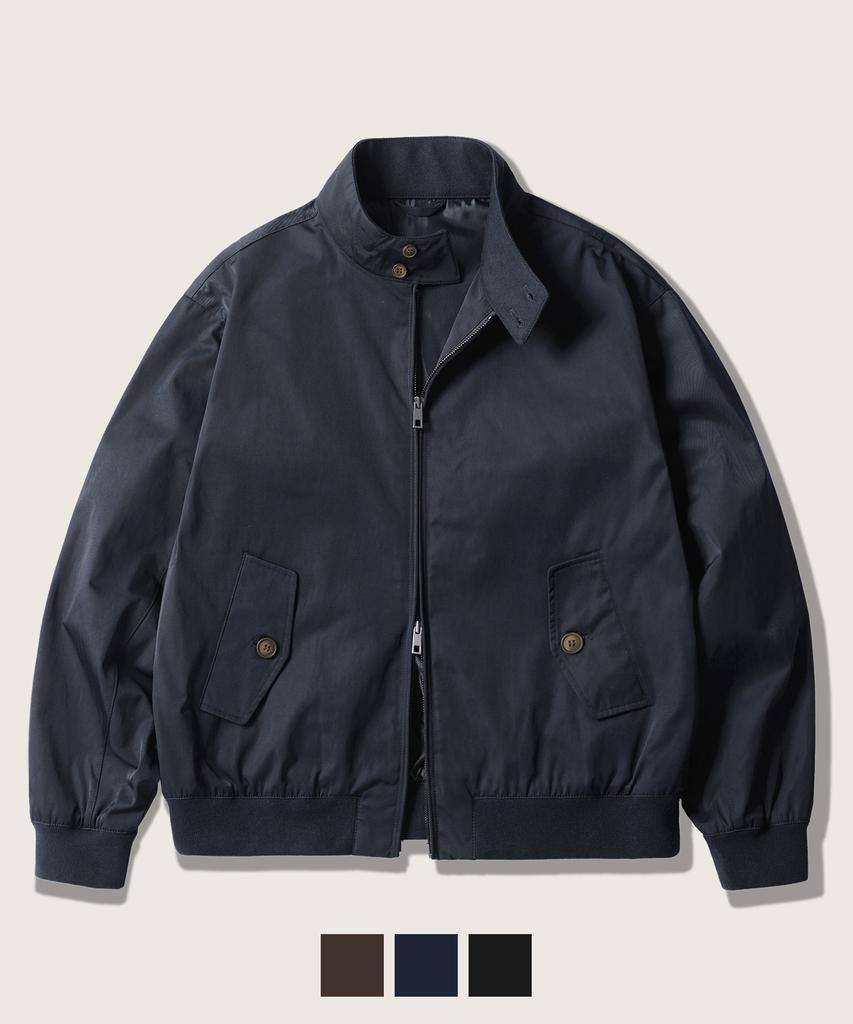 JEMUT Urban Harrington Jacket Navy Kjot2698
