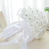 Exquisite Bouquet Flower Soft Ribbon Faux Silk Flower Stylish Bright-colored Holding Flower for Engagement