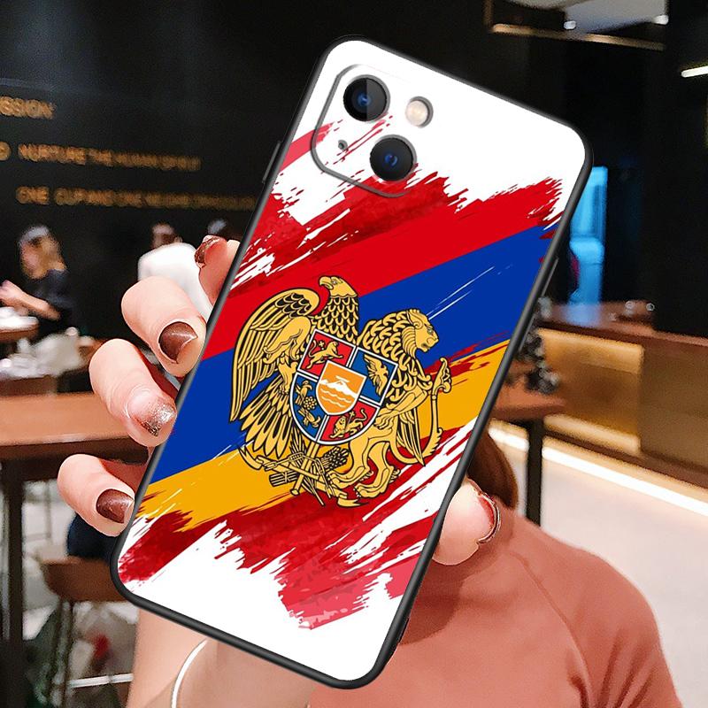 Armenia Armenian Flag Case For iPhone 14 15 16 Pro Max 11 12 13 Mini X XR XS Max 14 Plus Soft Cover